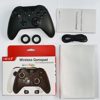 Manette de jeu sans fil à moule exclusif avec gyroscope 6 axes, double vibration et fonction de réveil en plastique