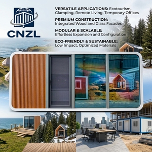 Capsule spatiale intelligente B&B en acier, maison mobile avec design de villa et chambre pour hôtel, bureau ou boutique en zone touristique - Product Image 6