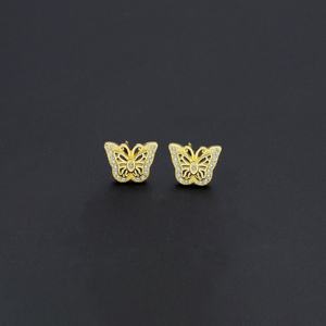 Jxx Direct Supply Dubaï Nouvelle Arrivée Boucles d'oreilles clous en laiton plaqué or 24 carats style classique avec zircon pour femmes Vente en gros - Product Image 5