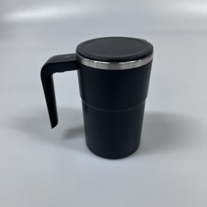 Batidora de Café Eléctrica Portátil Inteligente Personalizada, Silenciosa, Mini, de Acero Inoxidable Aislado, Recargable por USB, para el Hogar (Alemán) - Product Image 5
