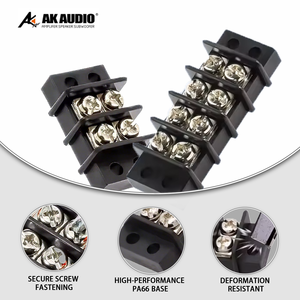 C10 vít kép khối thiết bị đầu cuối dải 2 4 6 8 10 12 vị trí với 16-14awg cách điện ngã ba dây kết nối - Product Image 2