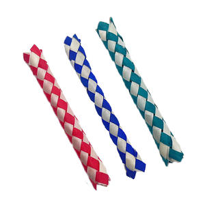 Vogel Kauw Speelgoed Chinese Vinger Trap Papegaai Knagen Geweven Hout Kleur Buis Voor Vogel Kooi Te Verlichten Verveling Accessoire Voor Huisdieren - Product Image 1