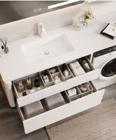Fabricant et Fournisseur de Projets OEM/ODM Personnalisés de Meubles de Salle de Bain Modernes en Pierre Frittée pour Hôtels (Plans de Travail, Meubles-Lavabos)
