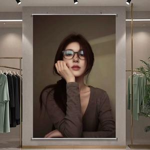 Bannières suspendues personnalisées en aluminium avec impression UV, style Art déco, bohème, glamour, anime, pour la publicité commerciale - Product Image 5