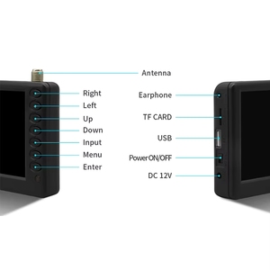Téléviseur portable 5 pouces, télévision numérique avec batterie, DVB-T2 ATSC ISDB-T en option - Product Image 5