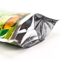 Sac d'emballage de thé debout imprimé personnalisé emballage de sachet de thé doypack avec fermeture à glissière