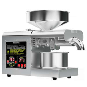 Gran oferta T3 máquina de prensado de aceite cacahuetes sésamo semillas de girasol máquina de prensa de aceite frío Mini prensa de aceite para negocios - Product Image 3