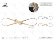 Catena Elastica da Donna in Lega d'Acciaio con Strass, Placcata Oro, Gioiello per il Corpo alla Moda per Feste - Product Image 1