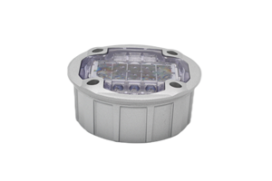 4 Screws Aluminum Round Flashing <strong>LED</strong> Embedded Cat Eye Wireless Underground Driveway Marking Light Il300 <strong>Solar</strong> Road Stud - Product Image 3