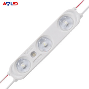 Module LED 2835 étanche 12V, 3 LED, haute luminosité, IP67, lumière blanche, injection de lumière, 1,2W, 6500K, blanc froid - Product Image 1