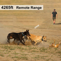 Professionelles Outdoor-Elektro-Trainingshalsband für große Entfernungen, IPX7 wasserdicht, TPU & PC, umweltfreundlich, für die Jagd mit Hunden