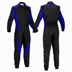Traje de Carreras de Karting y Motociclismo Transpirable de Algodón/Poliéster de la Mejor Calidad, Diseño Moderno, Unisex para Adultos, OFERTA ESPECIAL - Product Image 1