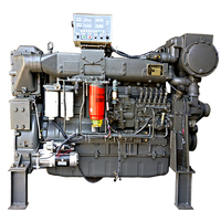 Moteur diesel marin de bateau de pêche de 250hp 350hp 400hp Weichai Boat avec la boîte de vitesse