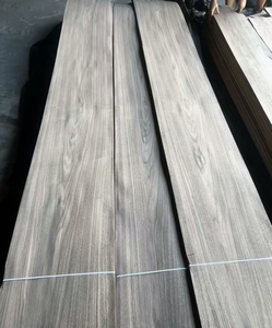 Panneau multicouche <span class=keywords><strong>de</strong></span> portes d'armoire en placage <span class=keywords><strong>de</strong></span> <span class=keywords><strong>noyer</strong></span> noir, surface <span class=keywords><strong>de</strong></span> grain <span class=keywords><strong>de</strong></span> bois texturé, ventes directes d'usine <span class=keywords><strong>de</strong></span> cuisine moderne - Product Image 5