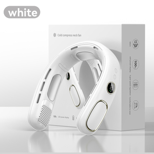 Ventilatore Portatile e Indossabile Senza Pale da Collo, Ricaricabile USB-C, Mini Ventilatore da Collo, Condizionatore d'Aria per Viaggi e Sport all'Aperto - Product Image 1