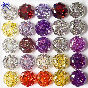 Đá quý tổng hợp Cubic Zirconia hình bát giác Millennium Rose 8mm, kiểu cắt Rose, đá rời - Product Image 2