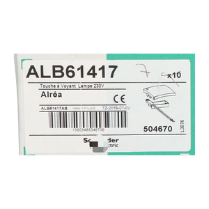 Kit de luz de botón de lámpara de neón ALB61417 230 V eléctrico nuevo NFP (7 piezas) - Product Image 2