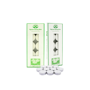 Juego de 10 velas de candelita de cera de Palma básicas sin perfume para decoración del hogar Iluminación Entrega rápida desde Vietnam Venta de Año Nuevo - Product Image 2