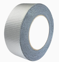 Bande d'étanchéité en caoutchouc butyle et feuille d'aluminium pour réparation de fissures et fuites de toitures et murs