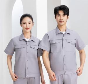 TN6274 <span class=keywords><strong>Abbigliamento</strong></span> da Lavoro Personalizzato con Logo, <span class=keywords><strong>Abbigliamento</strong></span> di Sicurezza, Polo Ricamata a Maniche Corte, Uniforme da Costruzione - Product Image 2