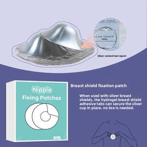 Protector de Pezones de Plata Pura Reutilizable para <span class=keywords><strong>Lactancia</strong></span>, para Pezones Doloridos - Product Image 2