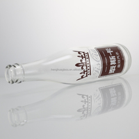 Fabricant de bière ronde de 330ml de classe transparente 33cl d'eau minérale eau gazeuse 11oz bouteille de boisson gazeuse à boire soda