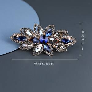 Vente en gros en usine épingle à <span class=keywords><strong>cheveux</strong></span> fleur cristal barrettes à <span class=keywords><strong>cheveux</strong></span> papillon strass pour femmes - Product Image 2