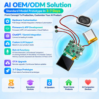 Solution PCBA AISK AI pour la mise à niveau des machines d'apprentissage avec assistant vocal IA, interaction par affichage, ChatGPT, mise à jour OTA Gemini, OEM ODM
