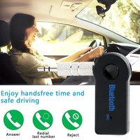 Adaptateur de musique Mini récepteur audio Bluetooth 3,5mm Jack voiture musique Kit d'appel mains libres récepteur audio sans fil avec Bluetooth