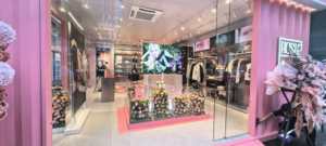 Creative design <strong>Exhibition</strong> <strong>Booth</strong> Roadshow Glass Wood Stainless Steel Lighting Belt Display Road Show for Retailing Store - Product Image 4