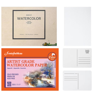 Bloc de Papel de Acuarela Personalizado de Alta Calidad para Artistas Profesionales, 100% Algodón, 300 g/m², para Pintar y Dibujar - Product Image 3