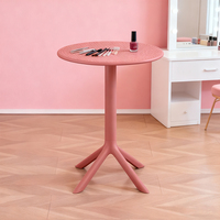 Table à manger contemporaine 2 places, écologique, légère, durable et imperméable, vente en gros d'usine, pour appartement, maison, hôtel