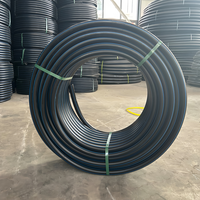 Tuyaux d'alimentation en eau flexibles et durables en HDPE 63mm 75mm 90mm Haute pression Écologiques Bobine de 100m pour système d'irrigation