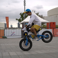 Vélo de course tout-terrain pour enfants, mini-vélo électrique, cadre en alliage d'aluminium, frein à disque hydraulique pour le plaisir familial en plein air, vente en gros
