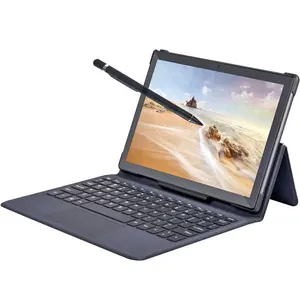 Hoge Kosten-Prestaties Ratio 10.1 Inch Android Tablet Pc Met Toetsenbord Stylus Android 10 Pad Voor Business 4G lte Tablet Laptop