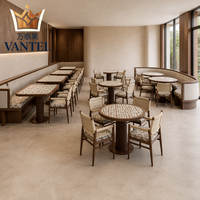 Ensemble de mobilier moderne pour hôtels et restaurants, banquettes sur mesure, tables et chaises pour projets hôteliers