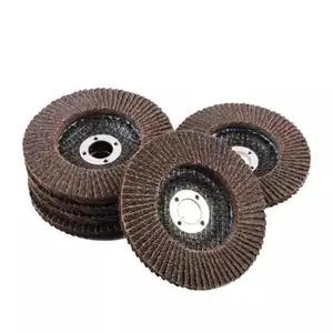 high-performance flap discs are available in long-lasting ceramic abrasive grain or zirconia abrasive grain