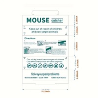 Pièges à souris et rats en colle personnalisés d'usine, plaques adhésives en papier collant pour souris et rats