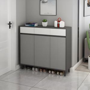 Mueble <span class=keywords><strong>de</strong></span> <span class=keywords><strong>Entrada</strong></span> <span class=keywords><strong>de</strong></span> Diseño <span class=keywords><strong>de</strong></span> Mimbre, Zapatero Moderno <span class=keywords><strong>de</strong></span> Madera con Gran Capacidad <span class=keywords><strong>de</strong></span> Almacenamiento y Asiento - Product Image 4