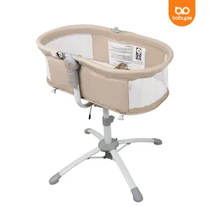 Điện Rocking Chair cho bé sơ sinh nóng bán bé đu giường bé Rocker với lưới chống muỗi, vành đai an toàn