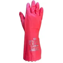 Guanto in PVC Juba G3 7/S - Colore: Arancione - Per Pulizie Industriali / Industria Chimica / Uso Agricolo / Manutenzione - Product Image 3