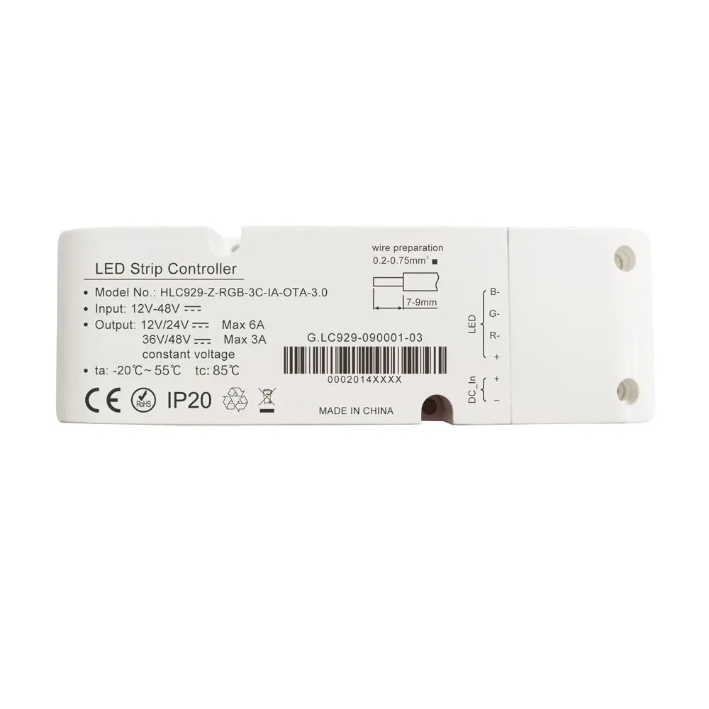 Zigbee 2.4 Gam Dải điều khiển DC 12-48V ZigBee RGB LED Điều khiển Wifi hệ thống nhà thông minh