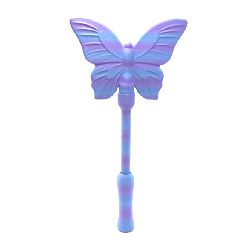 Papillon bleu violet