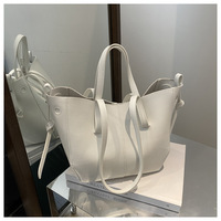 Sac fourre-tout tendance en PU texture litchi style coréen pour femme 2025 – Grande capacité, fermoir magnétique, porté épaule ou croisé, idéal pour le travail