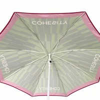 Sombrilla de Playa al por Mayor con Bolsa de Transporte de Tela Densa, Protección UV Impermeable, Estructura de Acero Inoxidable para Uso en Hoteles, Grande y Alta