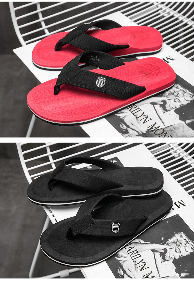 EVA Upper Slippers Flip Flops for Men Beach Summer Sandals Custom Logo Slides Slippers