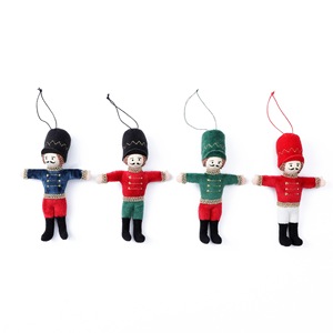 PARTYMENT Décoration de Noël en tissu <span class=keywords><strong>Casse</strong></span>-<span class=keywords><strong>Noisette</strong></span> Vintage à suspendre pour la maison, les fêtes et l'arbre de Noël - Product Image 5