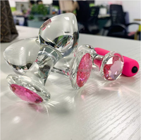 Échantillon Gratuit S M L Plug Anal Flash en Acier Inoxydable avec Bijou Jouets Sexuels Dilatateur Multi-Tailles Plug Anal Télécommandé