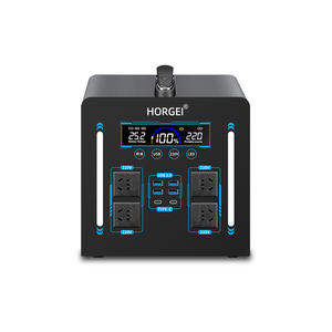 HORGEI 1000W 1100W <span class=keywords><strong>1200W</strong></span> 50A Lifepo4 OEM ODM silencieux double moteur industriel d'urgence 50/60Hz onduleur de centrale électrique portable - Product Image 1