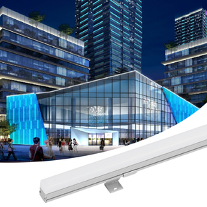 Facciata esterna personalizzata LED <span class=keywords><strong>luce</strong></span> lineare disegni <span class=keywords><strong>architettura</strong></span> impermeabile servizio di illuminazione One Stop - Product Image 1